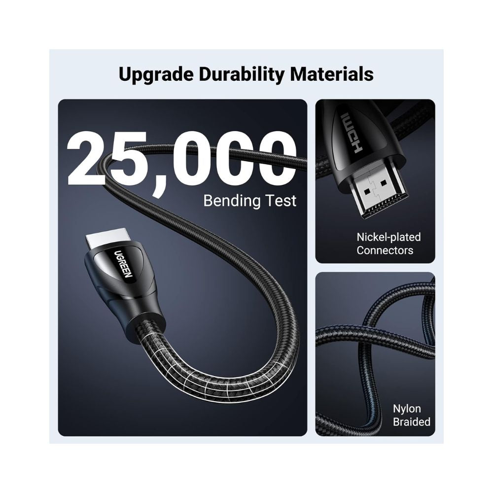 Ugreen 80403 HDMI A M/M cable with Braided 2m Ugreen 80403 HDMI A M/M cable with Braided 2m